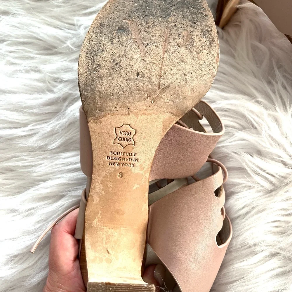 MATT BERNSON•miro leather lace up heel sandals 8M EUC - Picture 12 of 12